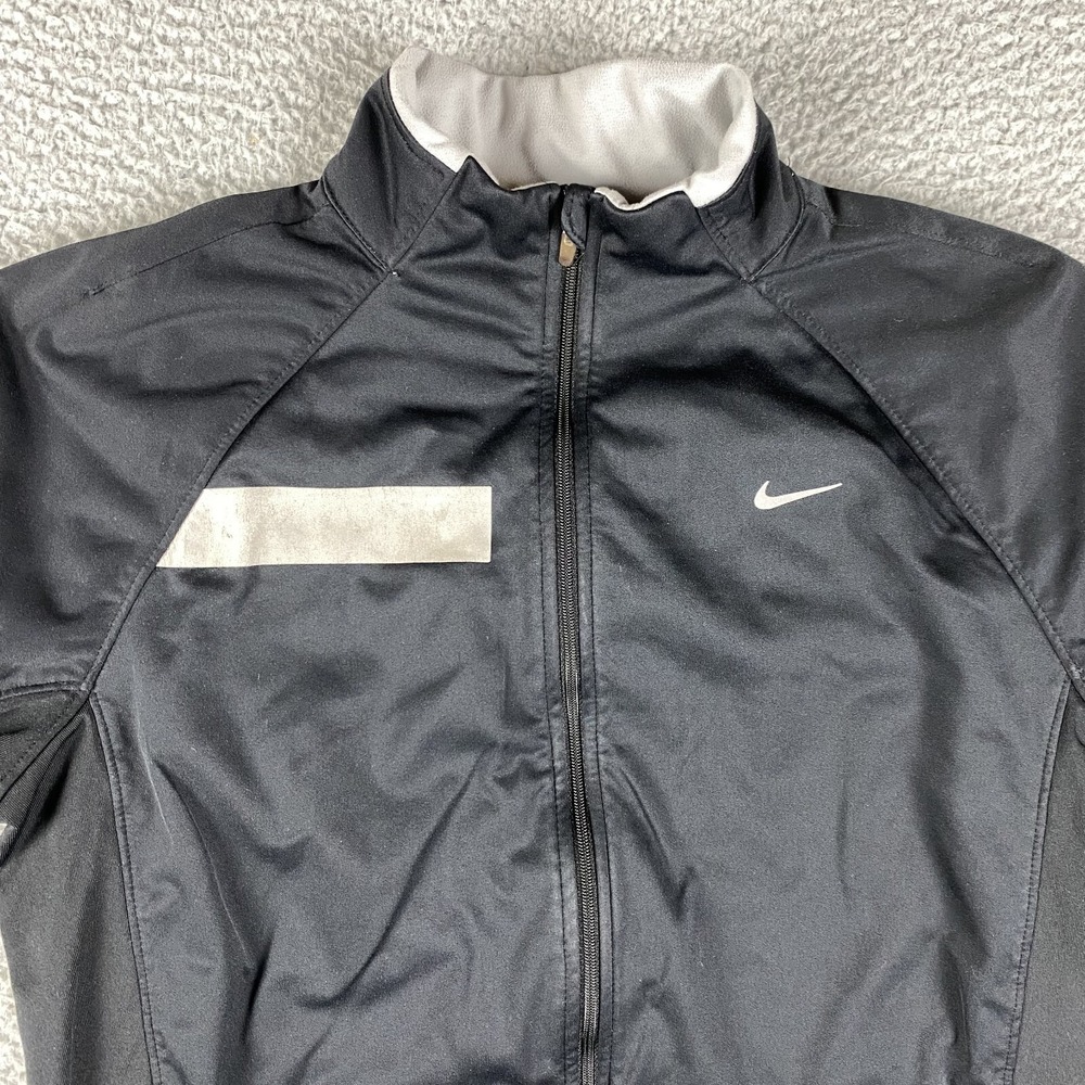 Nike Jacket Womens Large Dri Fit Full Zip Running Lightweight Element Shield‎